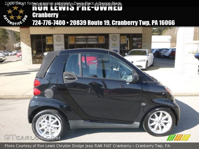2008 Smart fortwo passion cabriolet in Deep Black