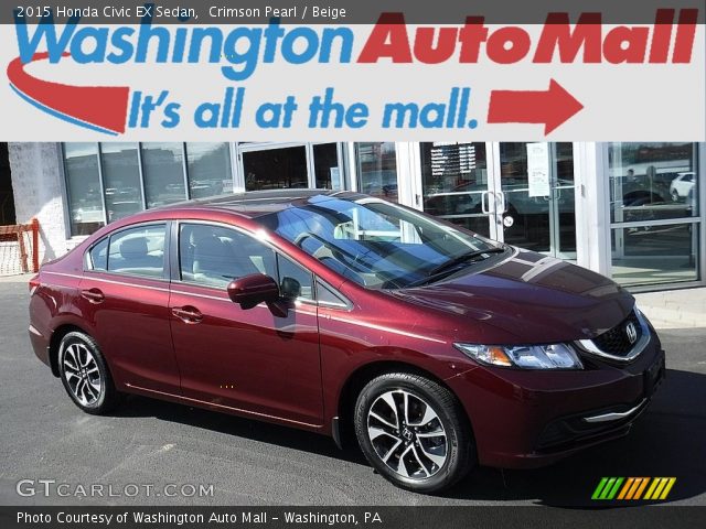 2015 Honda Civic EX Sedan in Crimson Pearl