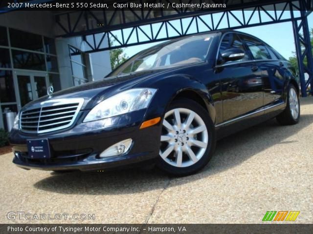 2007 Mercedes-Benz S 550 Sedan in Capri Blue Metallic