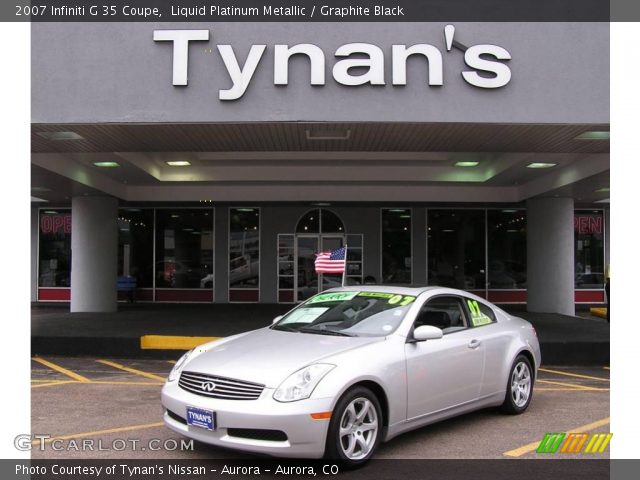2007 Infiniti G 35 Coupe in Liquid Platinum Metallic