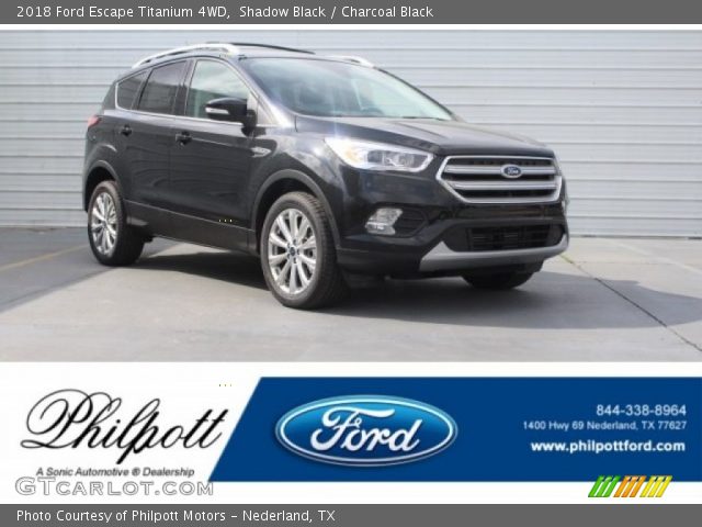 2018 Ford Escape Titanium 4WD in Shadow Black