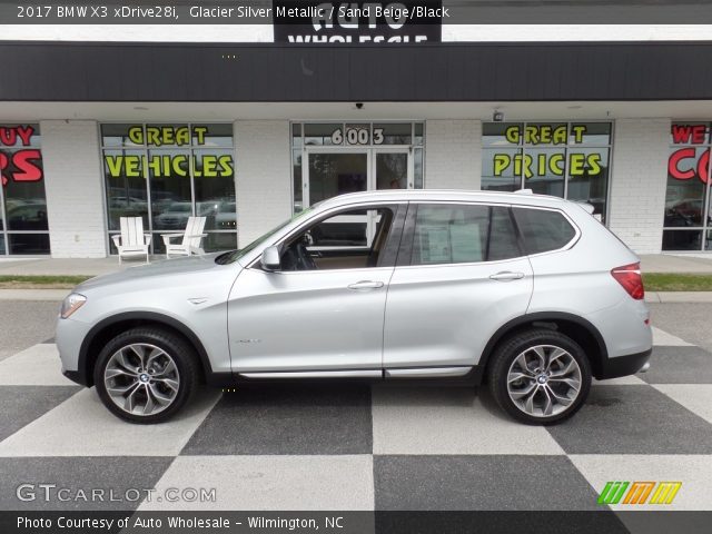 2017 BMW X3 xDrive28i in Glacier Silver Metallic
