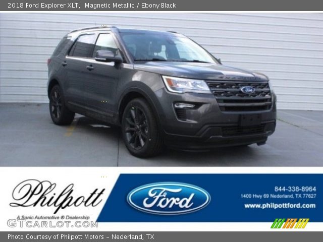 2018 Ford Explorer XLT in Magnetic Metallic