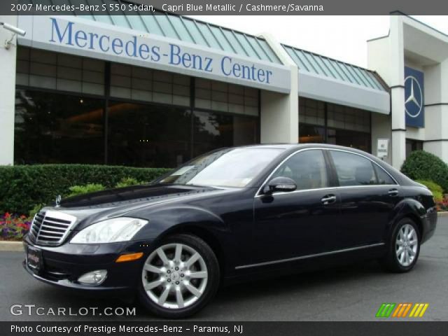 2007 Mercedes-Benz S 550 Sedan in Capri Blue Metallic