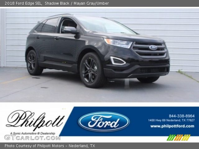 2018 Ford Edge SEL in Shadow Black