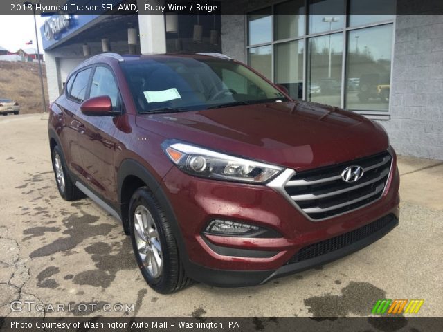 2018 Hyundai Tucson SEL AWD in Ruby Wine