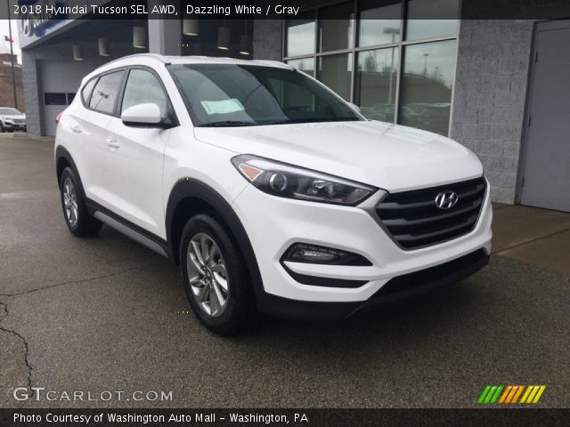 2018 Hyundai Tucson SEL AWD in Dazzling White
