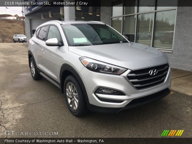 2018 Hyundai Tucson SEL in Molten Silver