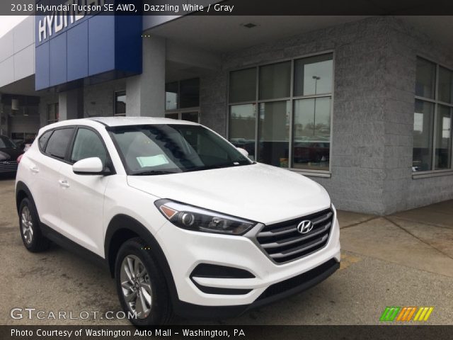 2018 Hyundai Tucson SE AWD in Dazzling White