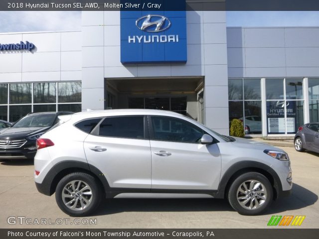 2018 Hyundai Tucson SEL AWD in Molten Silver