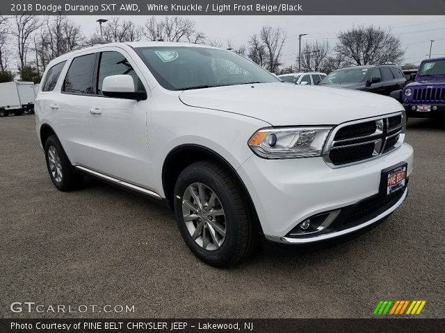 2018 Dodge Durango SXT AWD in White Knuckle