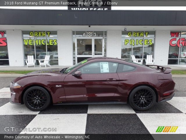 2018 Ford Mustang GT Premium Fastback in Royal Crimson