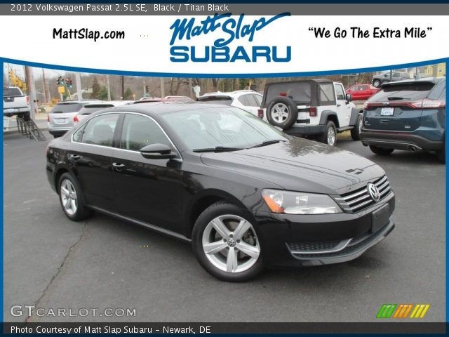 2012 Volkswagen Passat 2.5L SE in Black