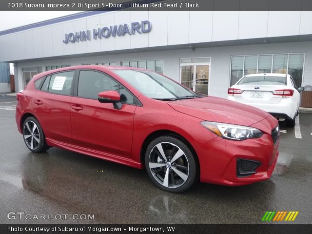 2018 Subaru Impreza 2.0i Sport 5-Door in Lithium Red Pearl