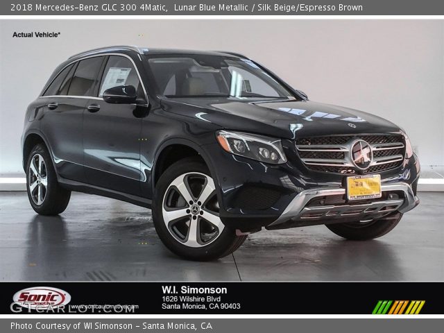 2018 Mercedes-Benz GLC 300 4Matic in Lunar Blue Metallic