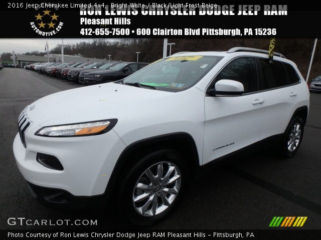 2016 Jeep Cherokee Limited 4x4 in Bright White