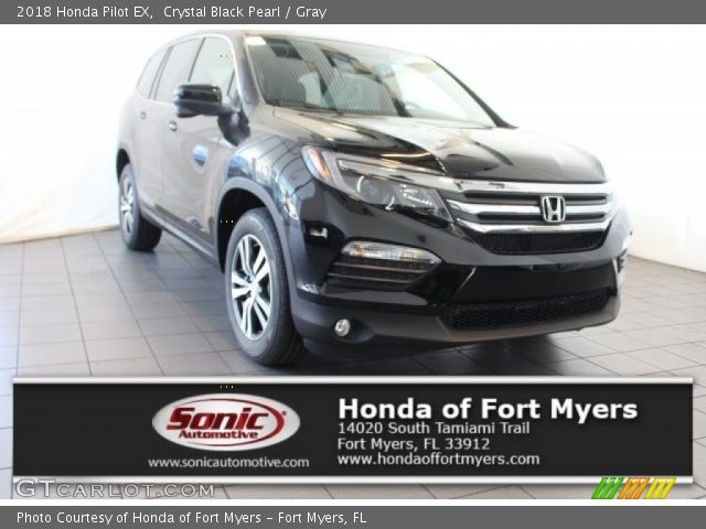 2018 Honda Pilot EX in Crystal Black Pearl