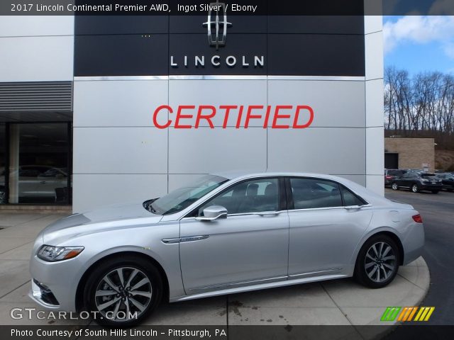 2017 Lincoln Continental Premier AWD in Ingot Silver