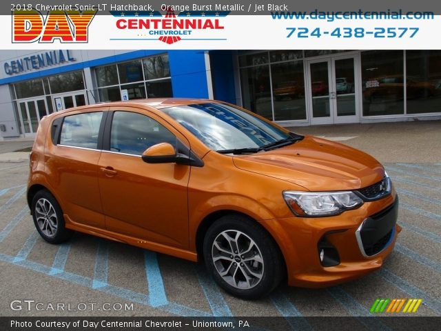 2018 Chevrolet Sonic LT Hatchback in Orange Burst Metallic