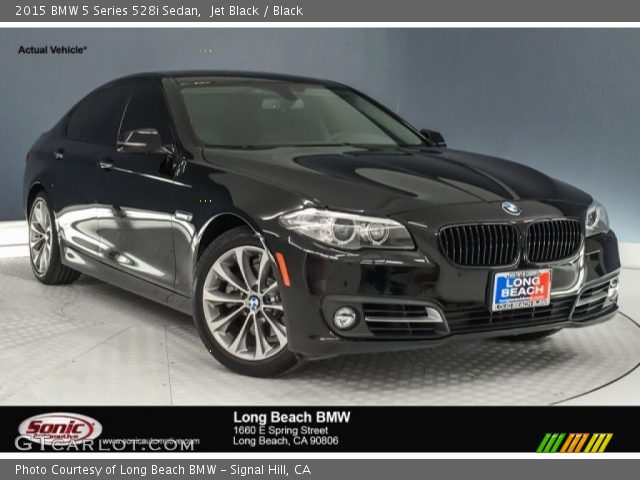 2015 BMW 5 Series 528i Sedan in Jet Black