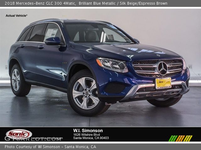 2018 Mercedes-Benz GLC 300 4Matic in Brilliant Blue Metallic