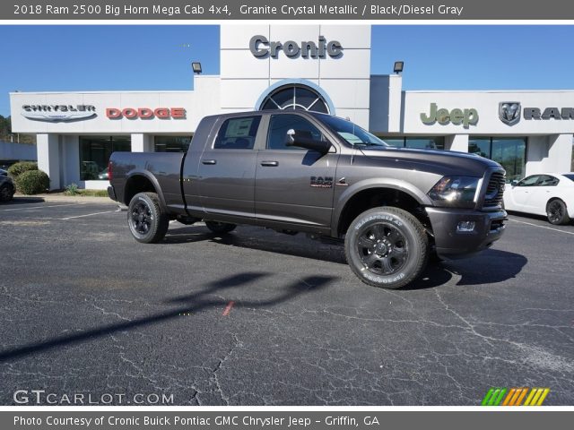 2018 Ram 2500 Big Horn Mega Cab 4x4 in Granite Crystal Metallic