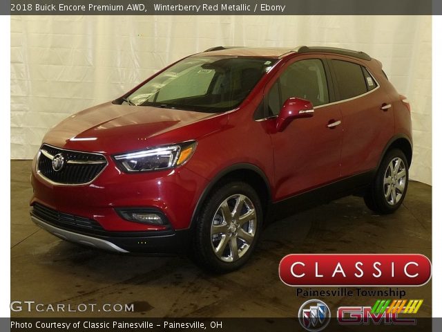 2018 Buick Encore Premium AWD in Winterberry Red Metallic