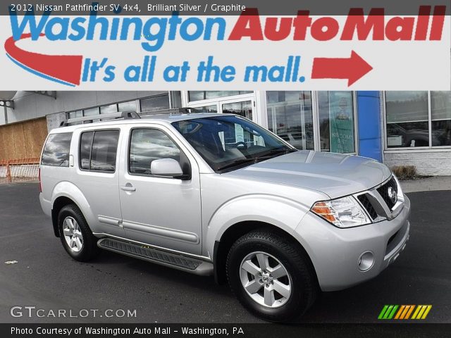 2012 Nissan Pathfinder SV 4x4 in Brilliant Silver