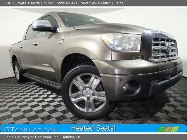 2008 Toyota Tundra Limited CrewMax 4x4 in Silver Sky Metallic