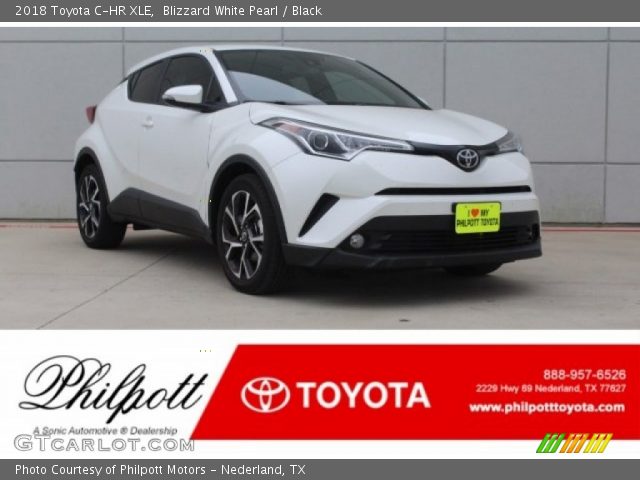 2018 Toyota C-HR XLE in Blizzard White Pearl