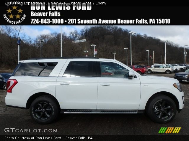 2018 Ford Expedition XLT Max 4x4 in Oxford White