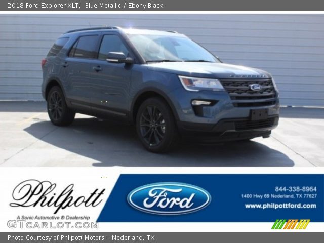 2018 Ford Explorer XLT in Blue Metallic