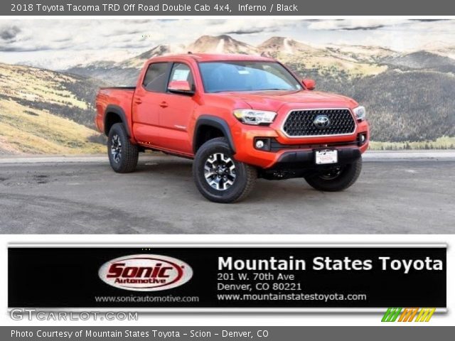 2018 Toyota Tacoma TRD Off Road Double Cab 4x4 in Inferno