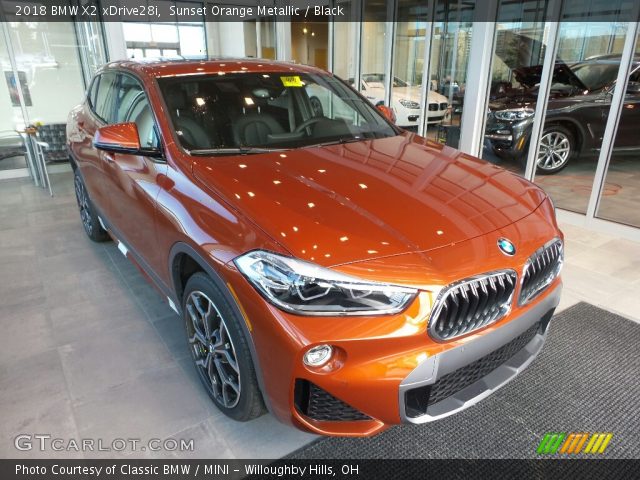 2018 BMW X2 xDrive28i in Sunset Orange Metallic