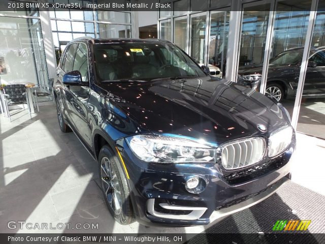 2018 BMW X5 xDrive35i in Imperial Blue Metallic