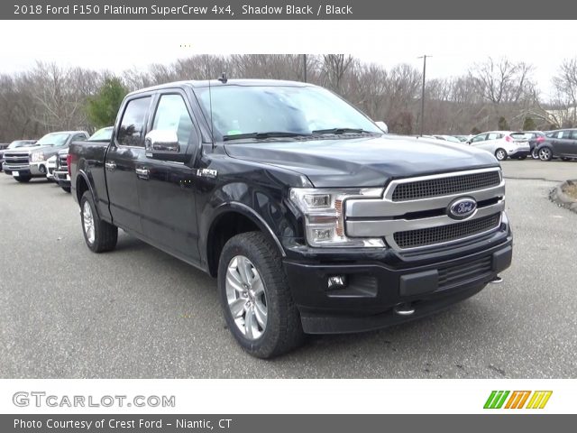 2018 Ford F150 Platinum SuperCrew 4x4 in Shadow Black