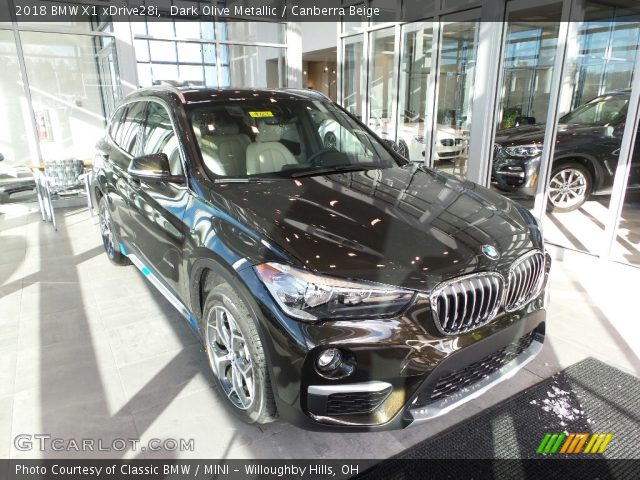 2018 BMW X1 xDrive28i in Dark Olive Metallic