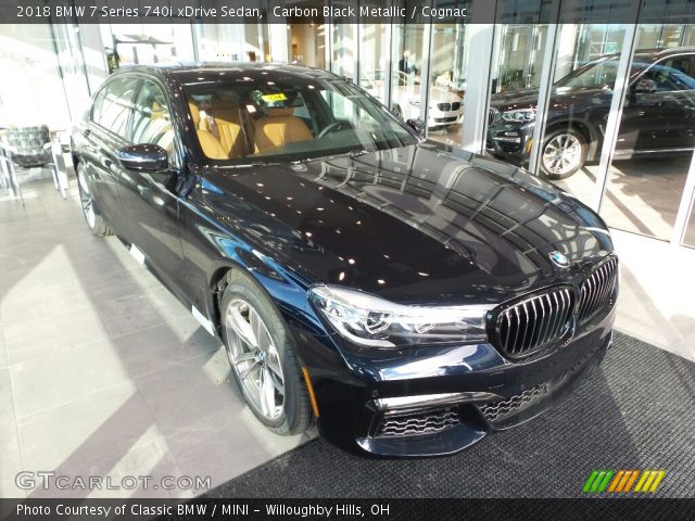 2018 BMW 7 Series 740i xDrive Sedan in Carbon Black Metallic