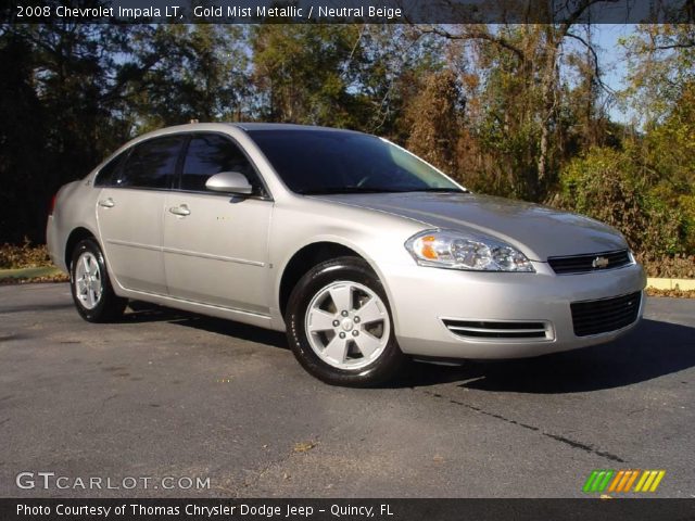 2008 Chevrolet Impala LT in Gold Mist Metallic