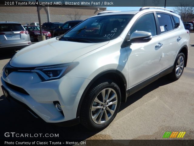 2018 Toyota RAV4 Limited AWD in Blizzard White Pearl