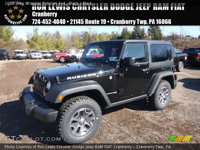 2018 Jeep Wrangler Rubicon 4x4 in Black