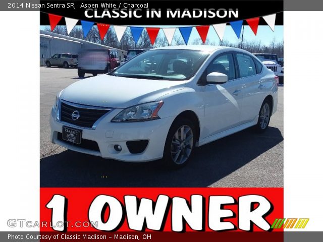 2014 Nissan Sentra SR in Aspen White