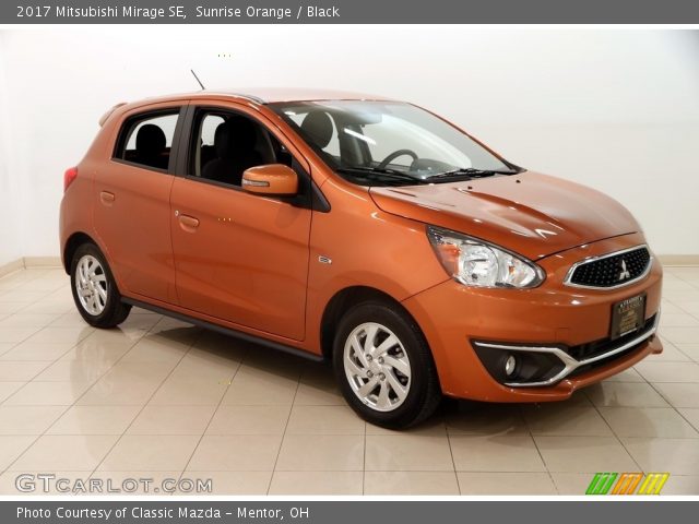 2017 Mitsubishi Mirage SE in Sunrise Orange