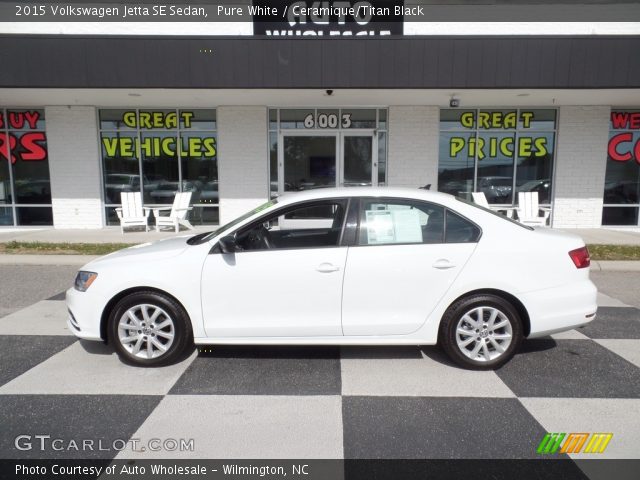 2015 Volkswagen Jetta SE Sedan in Pure White