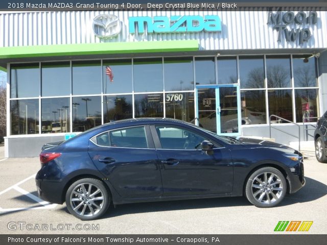 2018 Mazda MAZDA3 Grand Touring 4 Door in Deep Crystal Blue Mica