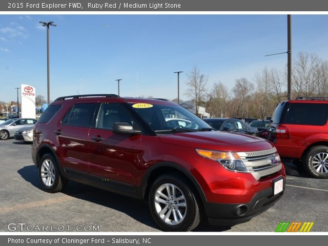2015 Ford Explorer FWD in Ruby Red