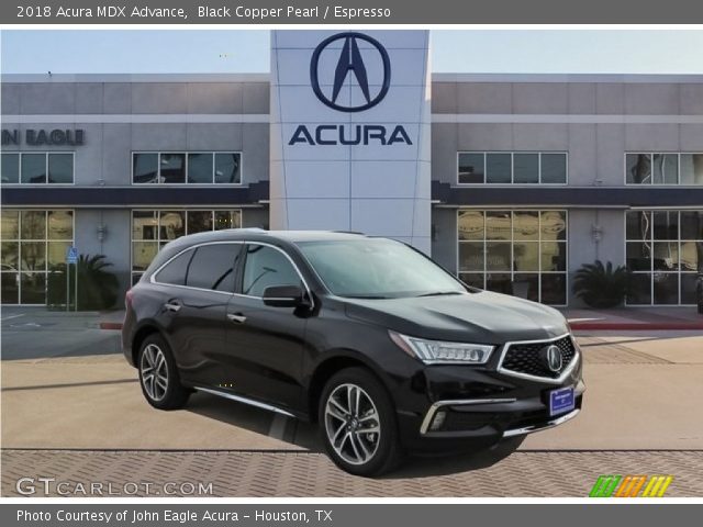 2018 Acura MDX Advance in Black Copper Pearl