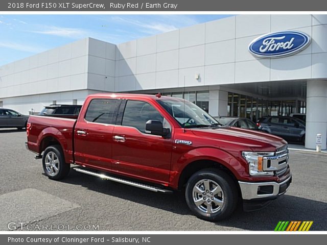 2018 Ford F150 XLT SuperCrew in Ruby Red