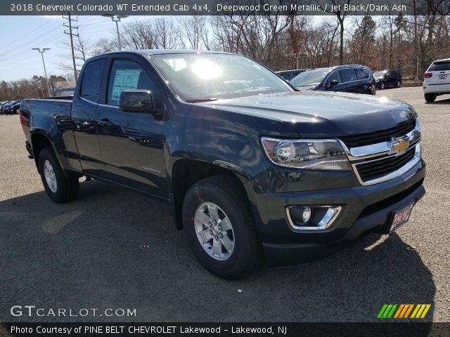 2018 Chevrolet Colorado WT Extended Cab 4x4 in Deepwood Green Metallic