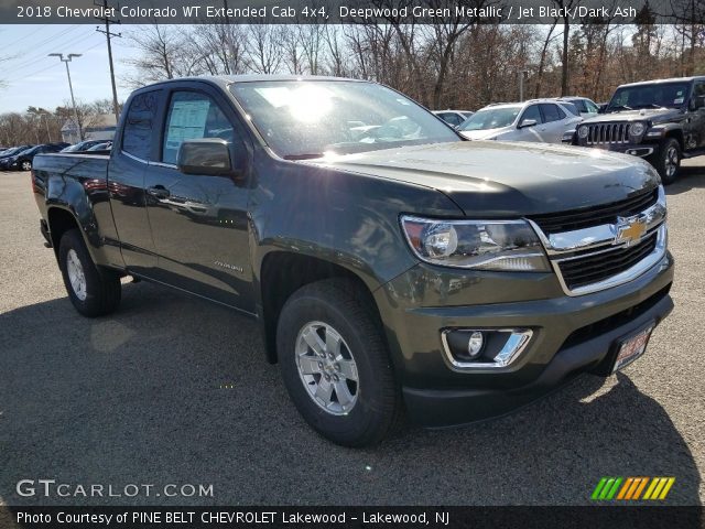 2018 Chevrolet Colorado WT Extended Cab 4x4 in Deepwood Green Metallic